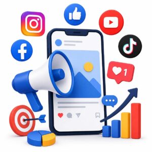 Social media marketing Icon